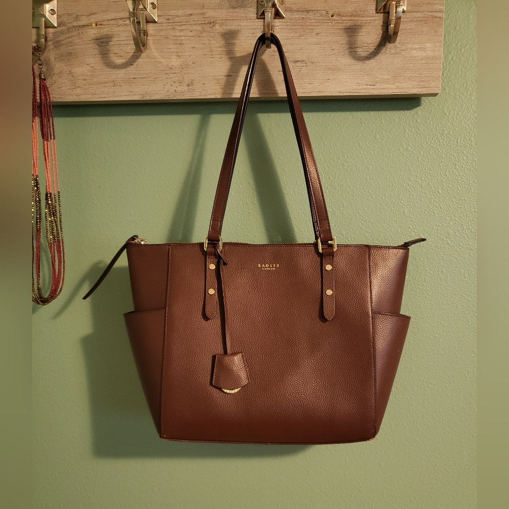 Radley London Brown Leather Tote Bag